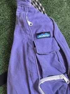 Purple KAVU Across The Back Backpack/bag, Used But In Good Condition - Picture 1 of 9