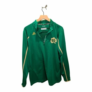 Pullover Notre Dame Lucha Irlandés Cuarto Cremallera Para Hombres XL NCAA Fútbol Adidas - Imagen 1 de 9