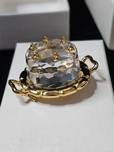 SWAROVSKI Crystal Memories Classics BIRTHDAY CAKE w/Tray in Box 191602 RETIRED - Picture 1 of 11