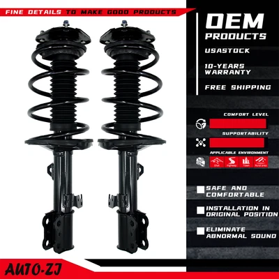 2X OEM Front Complete Struts Shock Absorber for 2003-2008 Toyota Corolla 172115 - Image 1 of 4