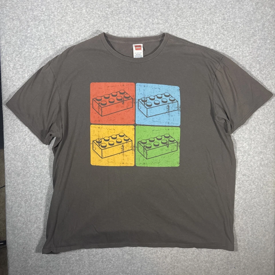 Lego Label - LEGO BUILDING BLOCKS Bricks (2XL) T-Shirt - Image 1 of 4