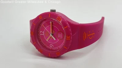 Juicy Couture Pink Adjustable Strap Round Dial Analog Women's Wristwatch 44.3g - Image 1 of 4