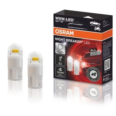 Osram Standlicht Positionslicht Innenraum Lampe Weiß Night Breaker 12V W5W 6000K - Bild 1 von 4