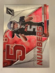 Drake London - 2022 Zenith Behind The Numbers Silver Insert Card - Picture 1 of 2