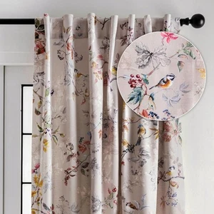 Maison d'Hermine Curtains for Living Room 100% Cotton 96 inch Length One Pane... - Picture 1 of 9