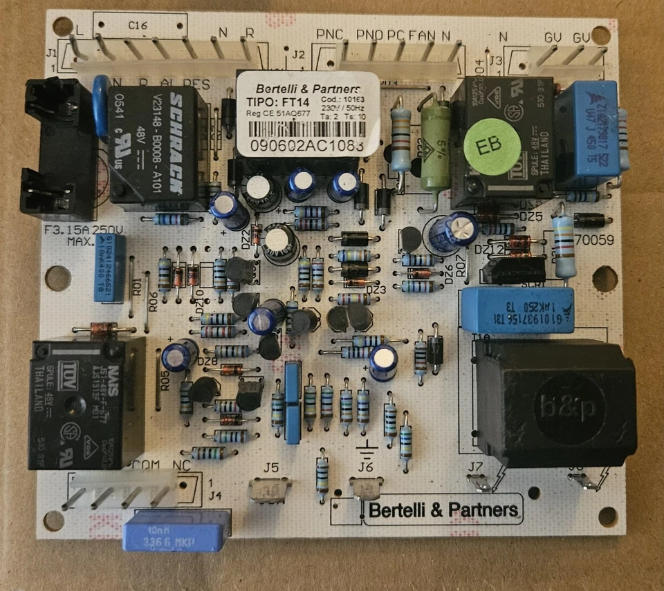 SCHEDA BERTELLI & PARTNERS TIPO FT14 COD.10163 INO Funzionante LAMBORGHINI INOVA - Immagine 1 di 1