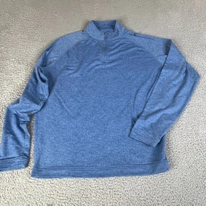 Peter Millar Seaside Sweater L Blue 1/4 Zip Performance Shells All Over Print - Picture 1 of 16