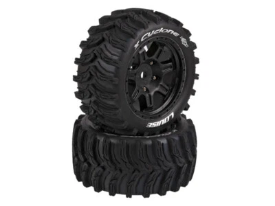 Louise X-CYCLONE Komplettrad schwarz (2) X-MAXX RC Reifen 24mm Traxxas TRX77086 - Bild 1 von 4