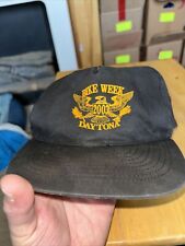 Vintage Bike Week 2003 Black Trucker Hat Snapback Cap