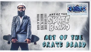 23-066, 2023, Art of the Skate Board, First Day Cover, Pictorial Postmark, Phoen - Picture 1 of 1