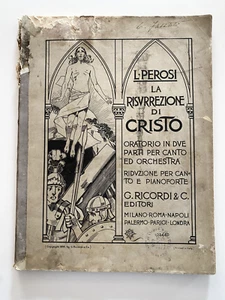LA RISURREZIONE DI CRISTO PEROSI RICORDI EDITORI 1899 - Foto 1 di 2