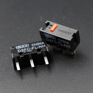 1PC OMRON D2FC-FL-NH 1663C61 3pin Classic Red Dot Mouse Micro/Druckschalter - Picture 1 of 2