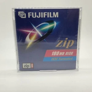 FUJIFILM Zip 100MB IBM Formatted Disk Brand New Unopened Factory Sealed Disc - Picture 1 of 3