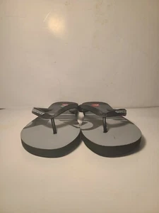 Quiksilver Size 12 Men's Flip Flops Sandals Shoes gray and black - Picture 1 of 6