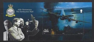 ISLE OF MAN 2003 ANNIVERSARY OF DAMBUSTERS RAID MINIATURE SHEET FINE USED - Picture 1 of 1