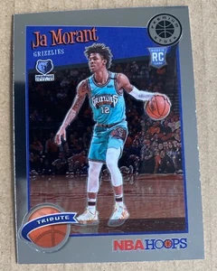 2019-20 NBA Hoops Premium Stock #297 Ja Morant RC - Bild 1 von 2