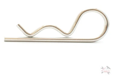 Presa a Molla Spine Elastiche Coppiglie einfach gewunden Acciaio Inox V2A - Immagine 1 di 3