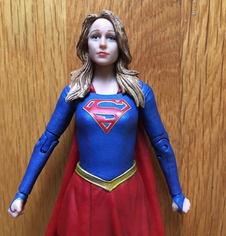 DC Collectibles CW Supergirl Melissa Benoist TV Custom action Figure 7” loose Cover