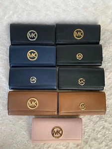 NWT Michael Kors Fulton Flap Continental Wallet - Picture 1 of 46