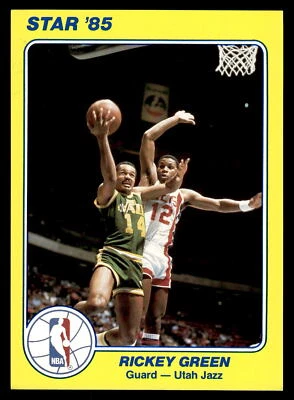 1984-85 Star Court Kings 5x7 #11 Rickey Green - EX - EXACT SCAN - Image 1 of 2