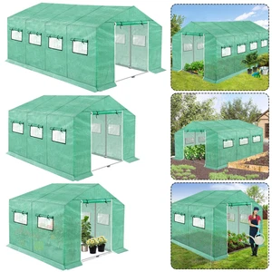 Gewächshaus Foliengewächshaus Garten Pflanzenwachstum Treibhaus 3x2m 4.5x2m 6x3m - Imagen 1 de 16