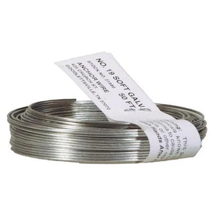 (12)- Hillman Anchor Wire 19 Ga X 50' Black Steel General Purpose Wire - Picture 1 of 1