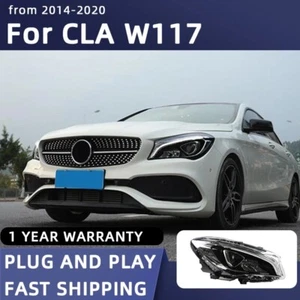 For Benz CLA W117 CLA180 220 250 2014-2020 LED Headlights Turn Signal Front Lamp - Picture 1 of 9