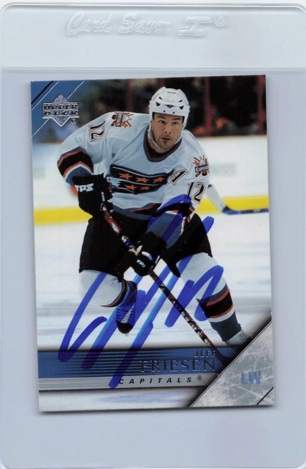 2005/06 Upper Deck #435 Jeff Friesen Capitals Signed Auto *G2160 - Image 1 of 1