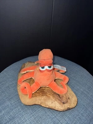 Brinquedo de pelúcia Finding Dory Hank polvo laranja 6" bicho de pelúcia Bandai Disney Pixar - Imagem 1 de 4