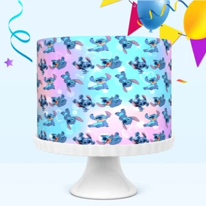 STITCH CAKE WRAP AROUND EDIBLE CAKE TOPPER ICING SHEET DECORATION WR634 - Picture 1 of 2