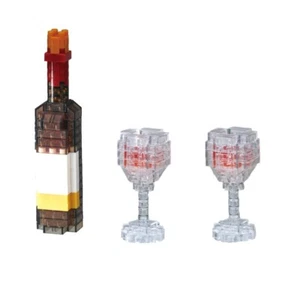 nanoblock, micro bloques de construcción, Kawada Japón, vino, vino, jugo de vid, NBC-304 - Imagen 1 de 2