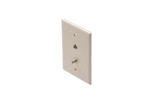 Conector de pared de teléfono/video Steren, marfil - Imagen 1 de 1