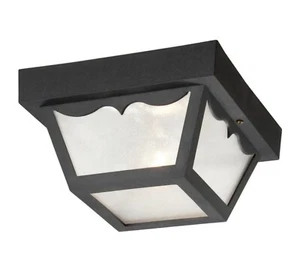Acclaim OutdoorLighting Porch Black P4901BK Builders 10" Square Non Corrosive - Picture 1 of 5