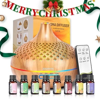 Diffusore di Oli Essenziali 500ml Diffusore di Aromi Umidificatore - Immagine 1 di 4