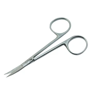 Cutex 4-1/2" Curved Tip Large Ring Embroidery Scissors / Thread Trimmers - Picture 1 of 2