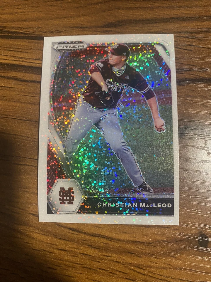 2021 Prizm Draft Picks Christian Macleod Twins White Sparkle Rookie RC SSP /20 - Image 1 of 1