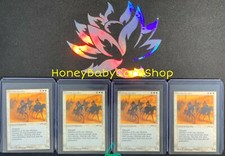 MTG Arabian Nights 1993 Moorish Cavalry (Dark) x 4 (NMx2, LPx2) Playset ARN Com.