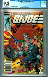 GI JOE UN VERDADERO HÉROE AMERICANO #41 CGC 9.8 VERSIÓN QUIOSCO Edad de Cobre Marvel 1985 - Imagen 1 de 1