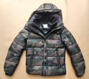 Sam. Puffer Jacket Unisex Youth 14 Camouflage New York Authentic Glacier Down - Picture 1 of 13