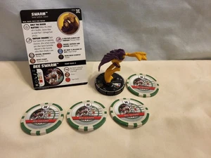 JUEGO VINTAGE HEROCLIX DEADPOOL Y X-FORCE: #054 ENJAMBRE SUPER RARO CON ENJAMBRE DE ABEJAS - Imagen 1 de 1