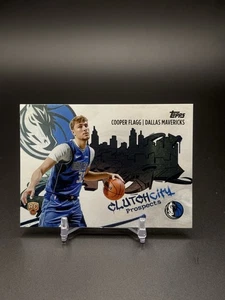 Tarjeta de novato 2025-26 Topps NBA Cooper Flagg embrague City Prospects CC-1 RC Mavs - Imagen 1 de 2