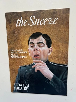 THE SNEEZE  theatre Programme ROWAN ATKINSON TIMOTHY WEST - Image 1 of 4