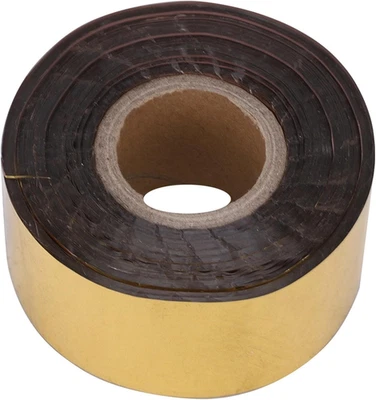 Papel de aluminio de estampado en caliente, 3 cm de ancho 120 metros/rollo rollo de papel de estampado en caliente P Foto 1 de 4