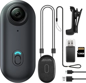 W4 Mini Body Camera,Thumb Camera for Traveling, Pet Walking, Outdoors Activities - Picture 1 of 12