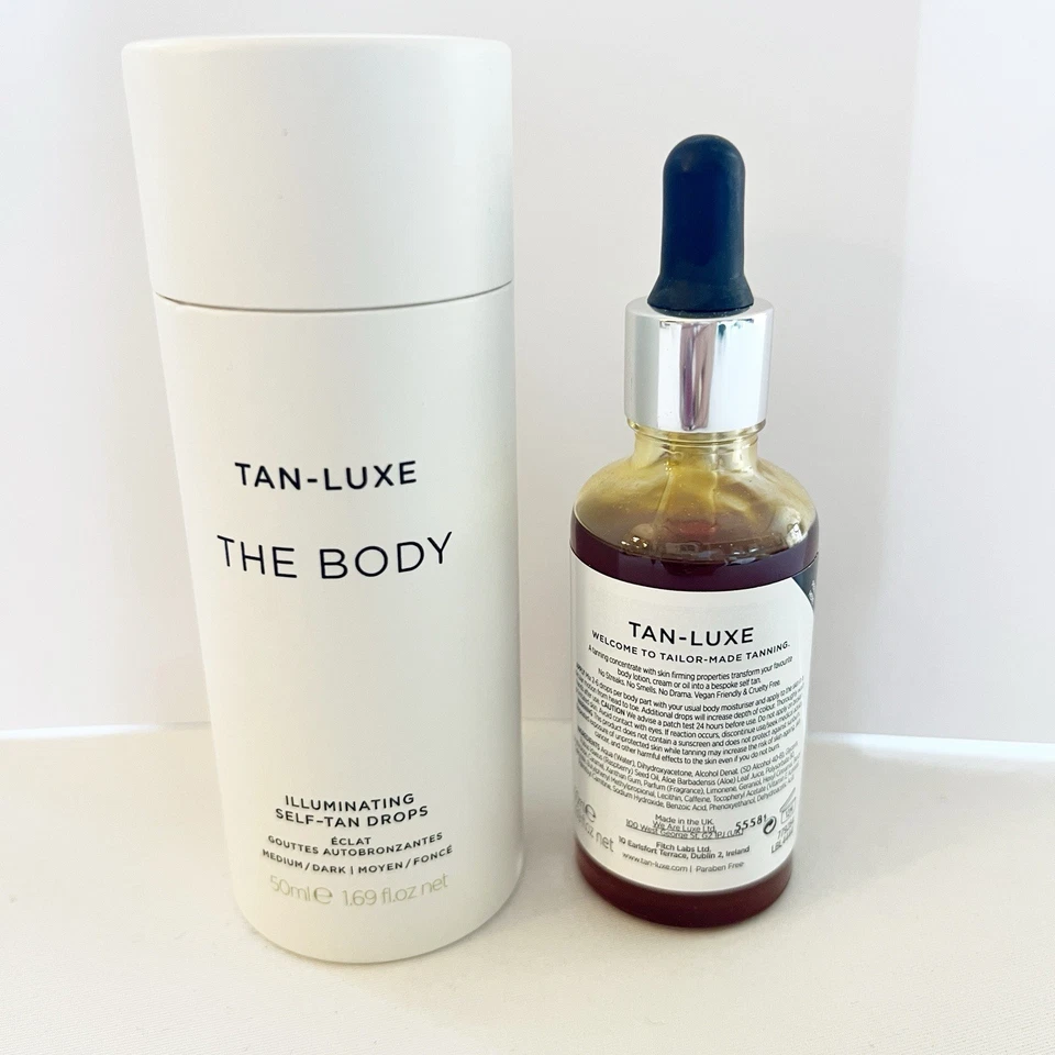 Tan-Luxe MEDIUM/DARK The Body Illuminating Self-Tan Drops 1.69 oz