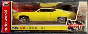 1970 Ford Torino Cobra gelb 1:18 Auto World 1049 - Bild 1 von 6