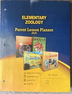 ELEMENTARY ZOOLOGY PARENT LESSON PLANNER By Books *Excellent Condition* - Picture 1 of 7