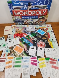 Monopoly Manchester Edition 100% Complete 2008 Board Game, Excellent Condition - Picture 1 of 12