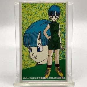 Tarjeta Menko Cuadrada Bulma Dragon Ball Z De Colección Amada Muy Rara Japón Toei Envío Gratis - Imagen 1 de 10