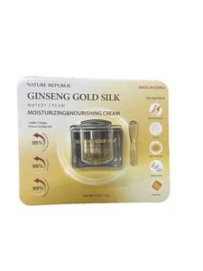 Nature Republic Ginseng Gold Silk Watery Moisturizing & Nourishing Cream 2.5 oz - Picture 1 of 3
